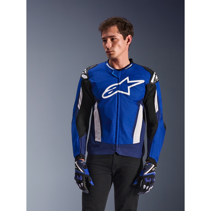 Alpinestars T-GP Air mootorratta jope sini-valge-must