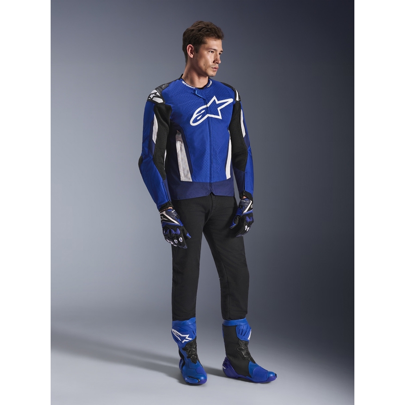 Alpinestars T-GP Air mootorratta jope sini-valge-must