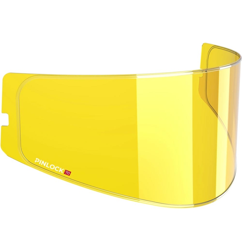Pinlock DKS 193 MT-V-16 visiirile MT mootorrattakiivrile, kollane