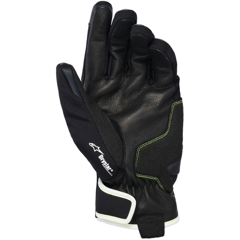 Alpinestars MOBLAST veekindlad mootorratta kindad hall-must-fluorestseeruv kollane-valge