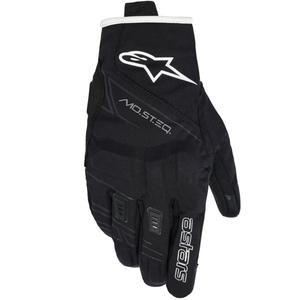 Alpinestars STELLA MOBLAST veekindlad naiste mootorratta kindad must-valge valkjas