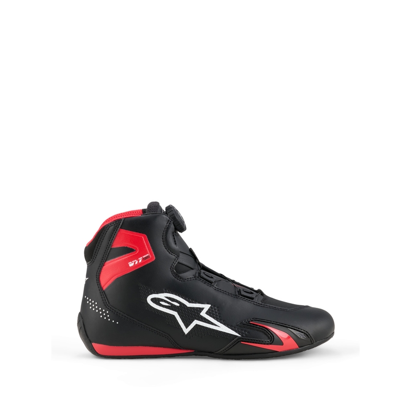 Alpinestars Celer mootorrattasaapad must-punane-valge