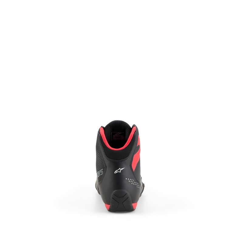 Alpinestars Celer mootorrattasaapad must-punane-valge
