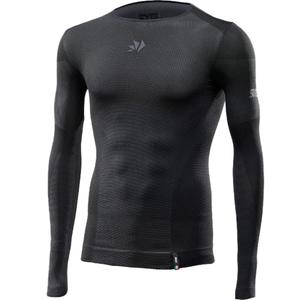 Funktsionaalne pikkade varrukatega T-särk SIXS BT TS2L V2 must-tumehall