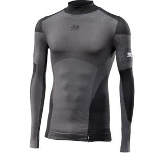 Funktsionaalne pikkade varrukatega T-särk SIXS BT TS3L V2 must süsinikkiust