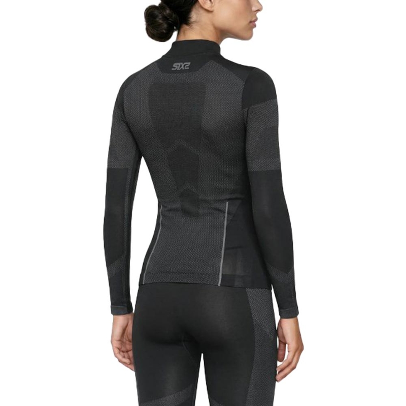 Funktsionaalne pikkade varrukatega T-särk SIXS BT TS3L V2 must-tumehall