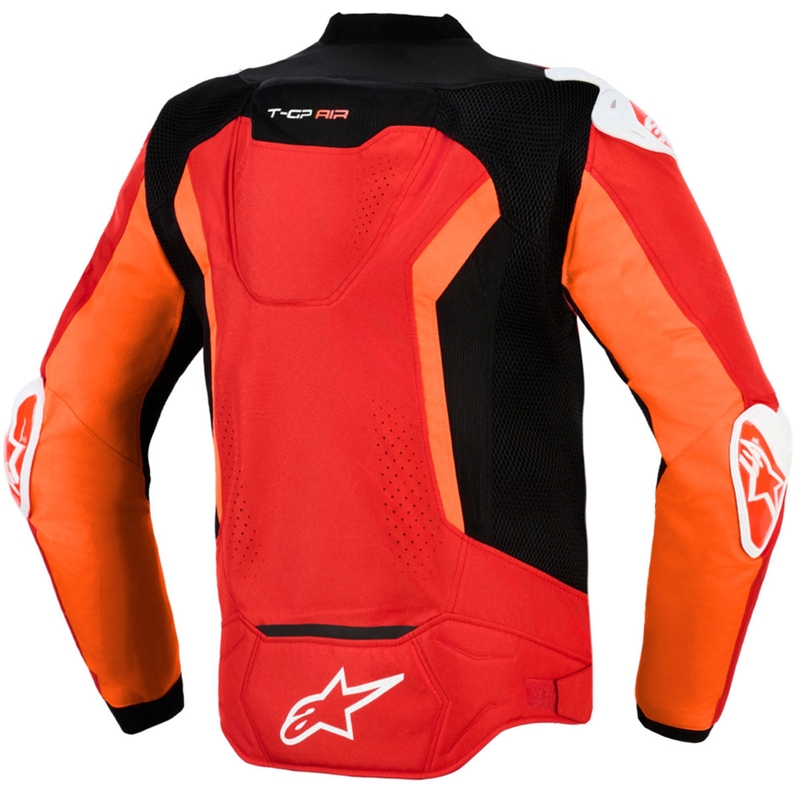 Alpinestars T-GP Air mootorratta jope punane-fluorestseeriv punane-valge-must