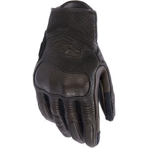 Alpinestars Mustang V3 mootorratta kindad pruun-must