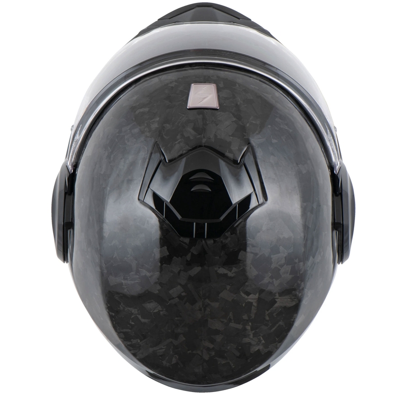 Scorpion EXO-TECH EVO ONYX CARBON Solid ülespööratav mootorrattakiiver must