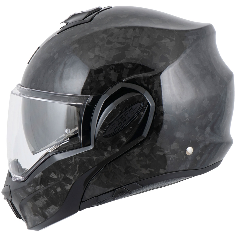 Scorpion EXO-TECH EVO ONYX CARBON Solid ülespööratav mootorrattakiiver must