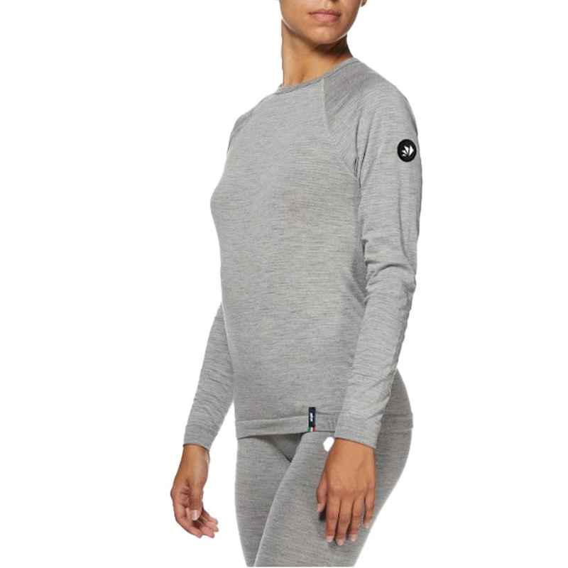 Termo pikkade varrukatega T-särk SIXS TS2 MERINOS hall