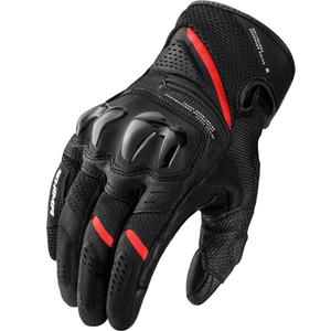 Shima Spark 3.0 mootorratta kindad must-punane