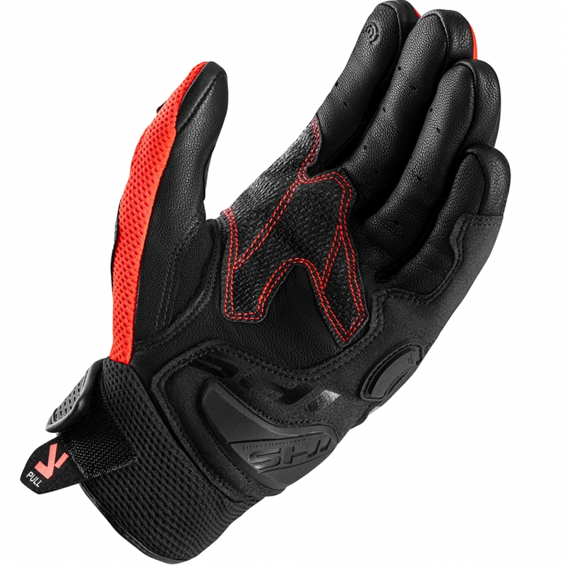 Shima Spark 3.0 mootorratta kindad fluo punased