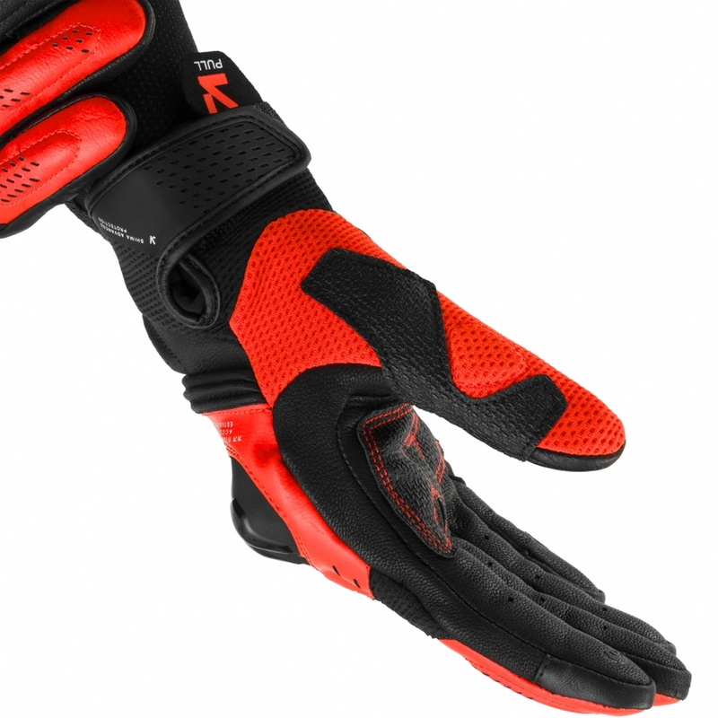 Shima Spark 3.0 mootorratta kindad fluo punased