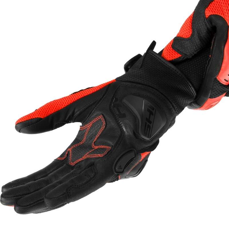 Shima Spark 3.0 mootorratta kindad fluo punased