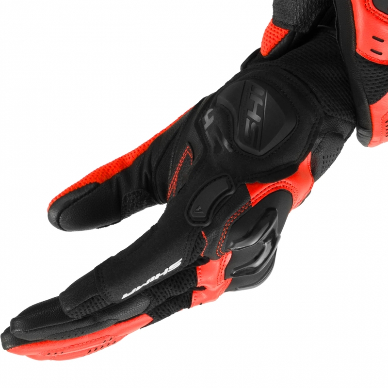 Shima Spark 3.0 mootorratta kindad fluo punased