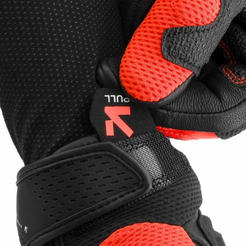 Shima Spark 3.0 mootorratta kindad fluo punased