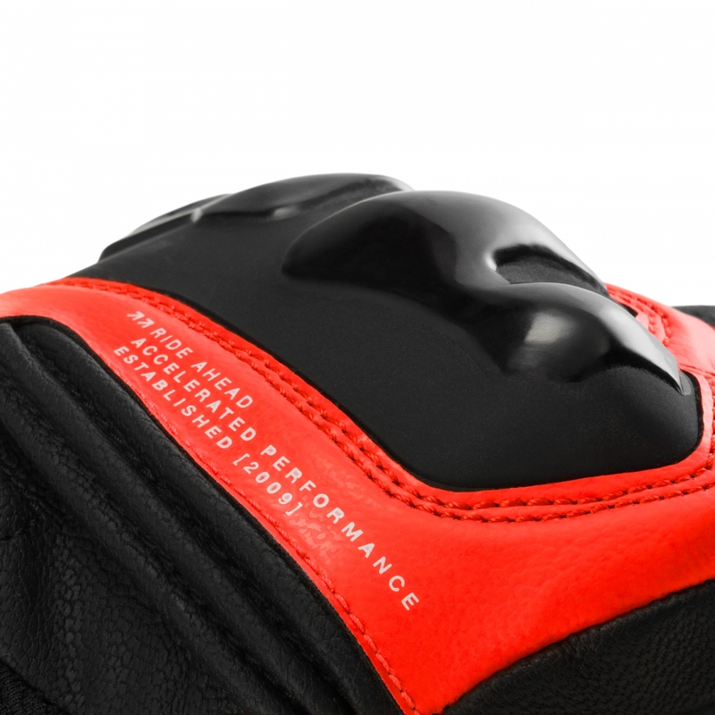 Shima Spark 3.0 mootorratta kindad fluo punased