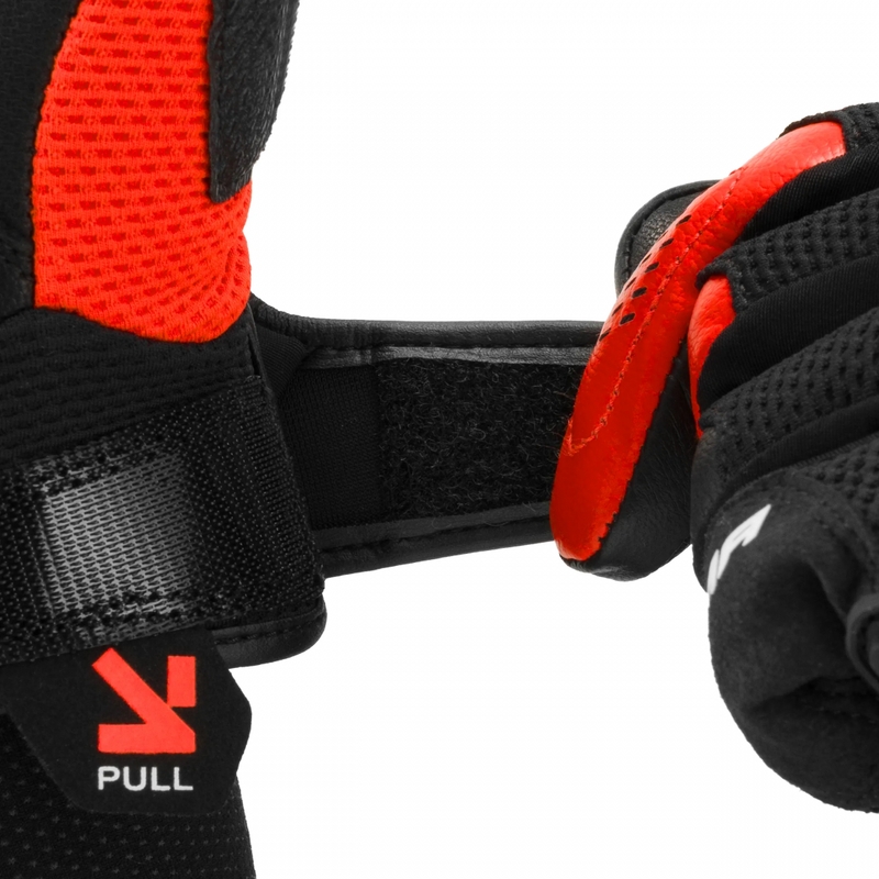 Shima Spark 3.0 mootorratta kindad fluo punased