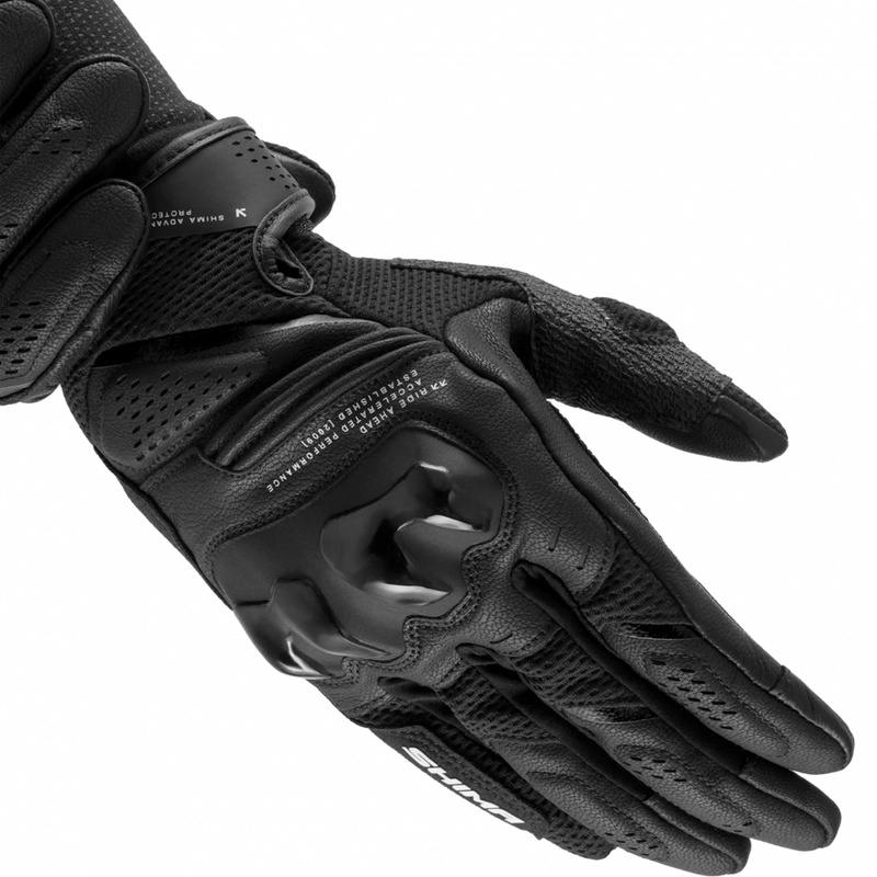 Naiste mootorrattakindad Shima Spark 3.0 mustad