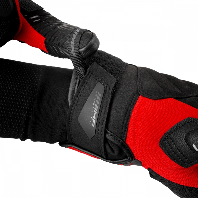 Mootorratta kindad Shima Blaze 3.0 punased