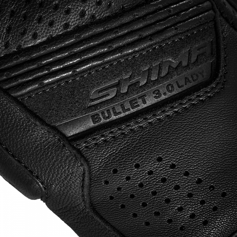 Naiste mootorrattakindad Shima Bullet 3.0 mustad