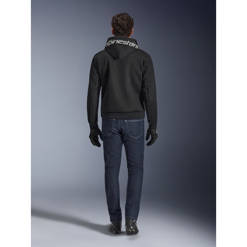Alpinestars Chrome Superairflow mootorratta dressipluus must-tumehall-valge