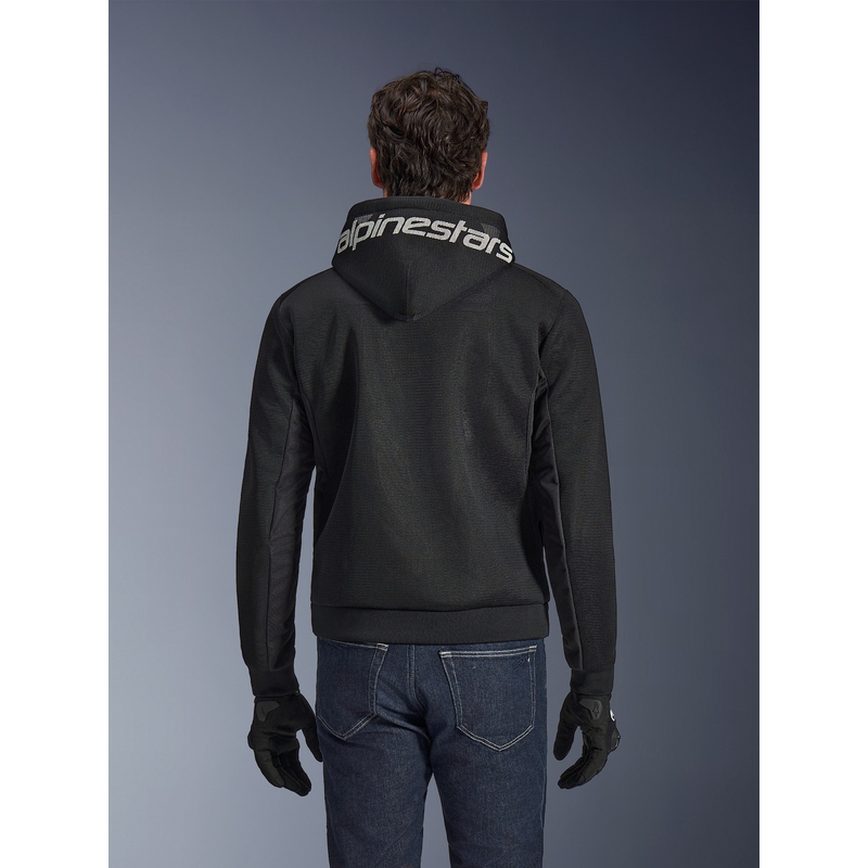 Alpinestars Chrome Superairflow mootorratta dressipluus must-tumehall-valge