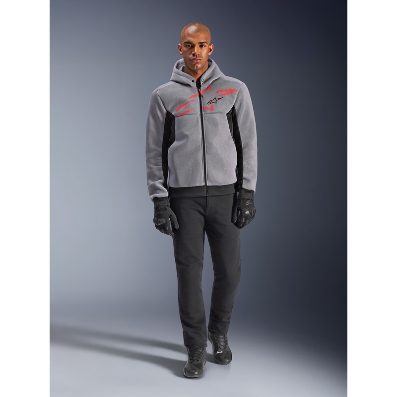 Alpinestars Chrome Superairflow mootorratta dressipluus must-helehall-fluoreoonpunane