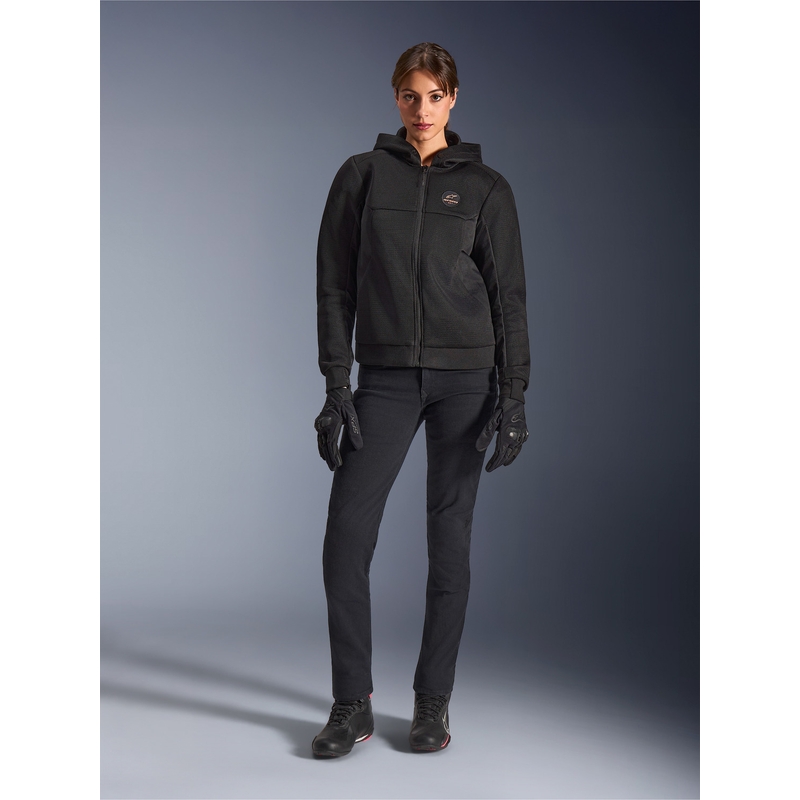 Alpinestars Stella Chrome Superairflow naiste mootorrattajope must-vaskne