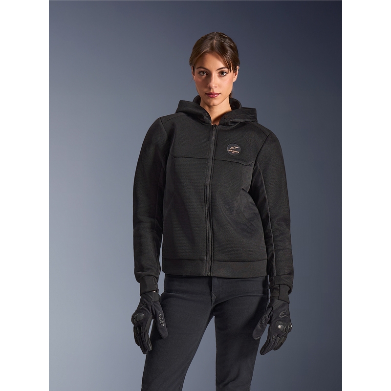 Alpinestars Stella Chrome Superairflow naiste mootorrattajope must-vaskne