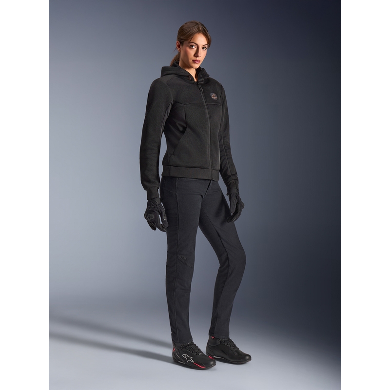 Alpinestars Stella Chrome Superairflow naiste mootorrattajope must-vaskne