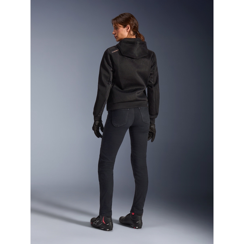Alpinestars Stella Chrome Superairflow naiste mootorrattajope must-vaskne
