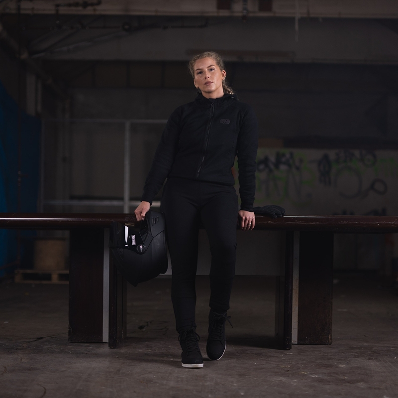 Oxford Armourlite AA Contour naiste mootorrattajakk must
