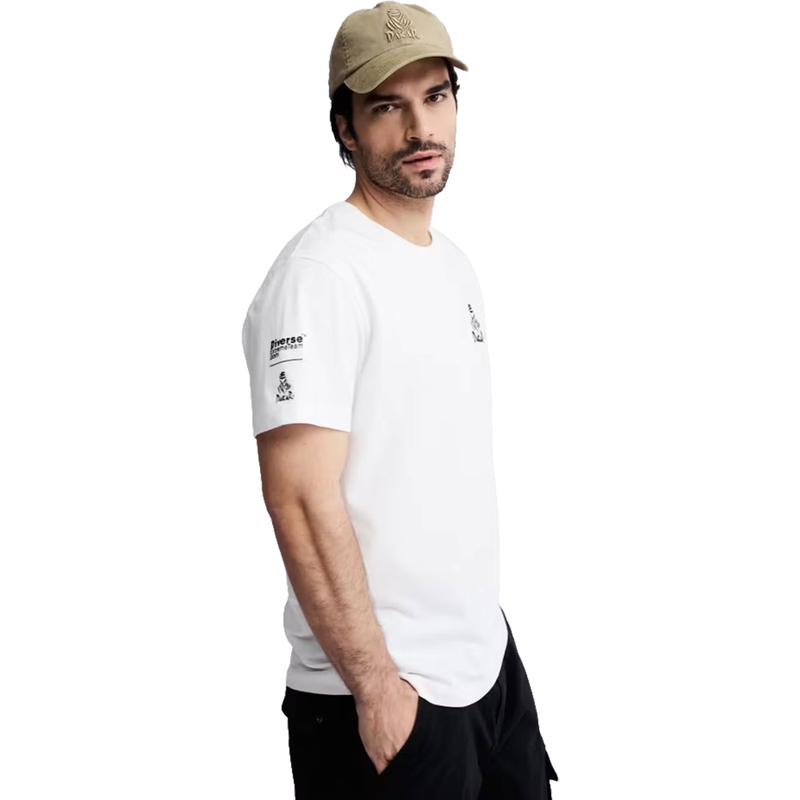 Dakari logoga T-särk SMW263 valge