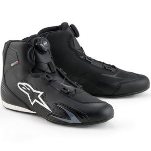 Alpinestars Celer mootorrattasaapad must-valged