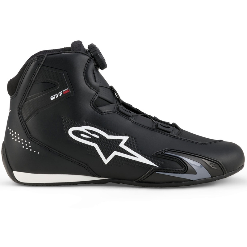 Alpinestars Celer mootorrattasaapad must-valged