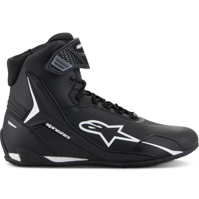 Alpinestars Faster-4 mootorrattasaapad must-valged