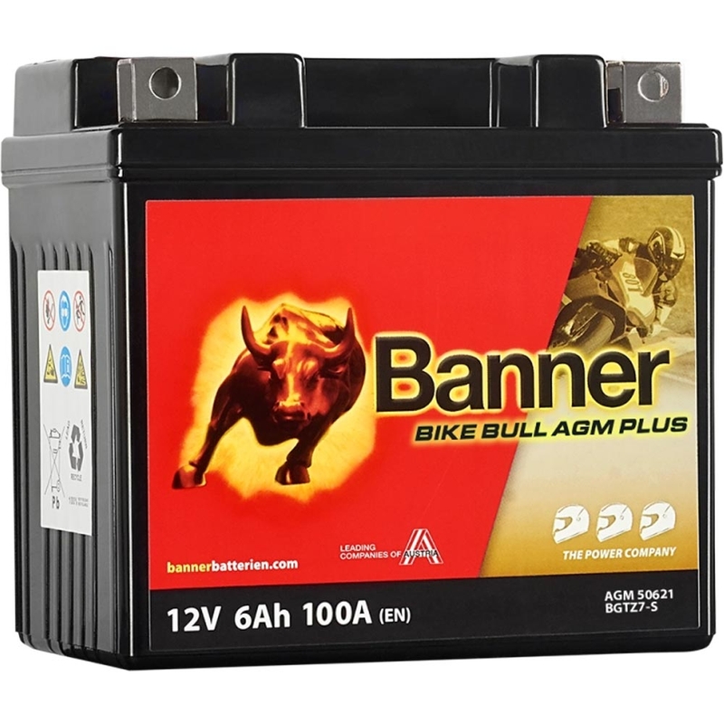 AGM aku Banner Bike Bull AGM PLUS AGM PLUS 506 21 / BGTZ7-S - GTZ7-S