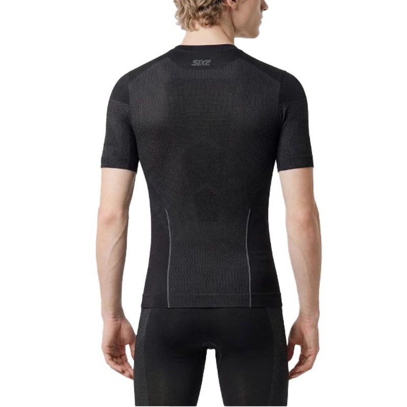 Funktsionaalne T-särk SIXS BT TS1L V2 must-tumehall