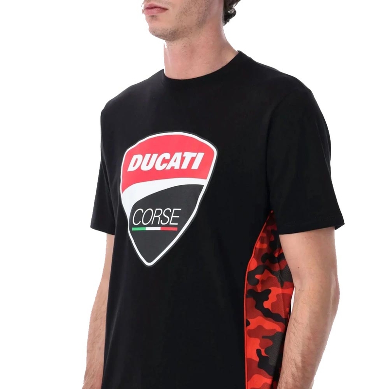 Ducati Corse CAMU DETAILS T-särk must
