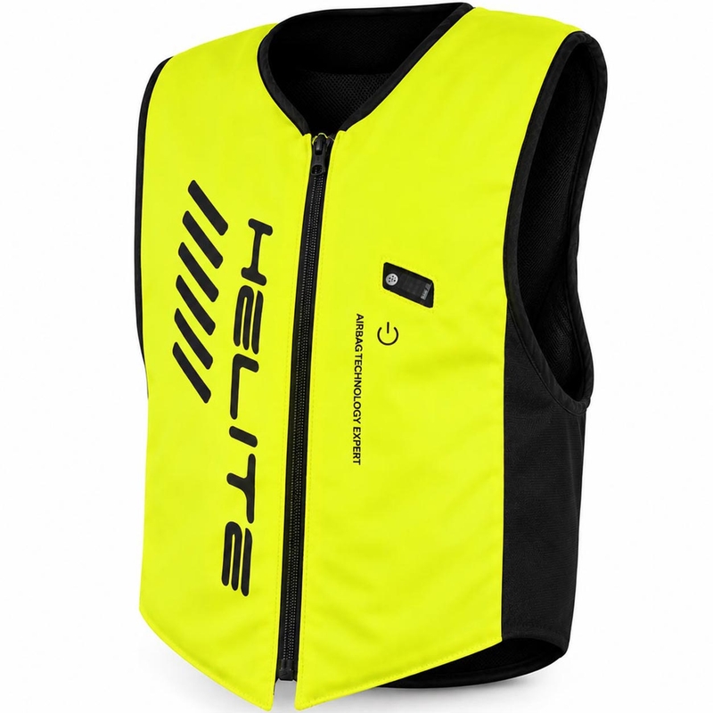 Helite Double Turtle Hivis turvapadjaga vest roheline-kollane