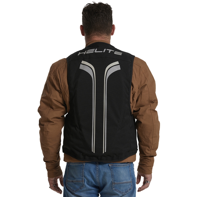 Helite Double Turtle Hivis turvapadjaga vest roheline-kollane