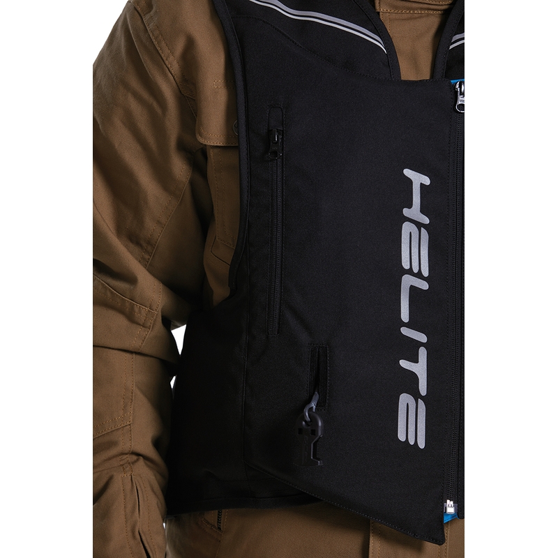 Helite Double Turtle Hivis turvapadjaga vest roheline-kollane