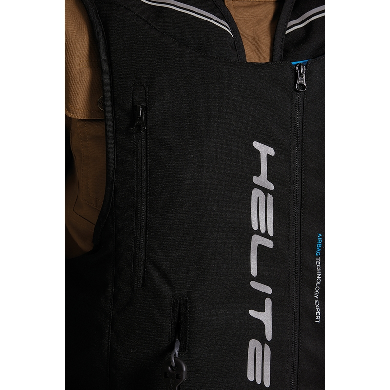 Helite Double Turtle Hivis turvapadjaga vest roheline-kollane