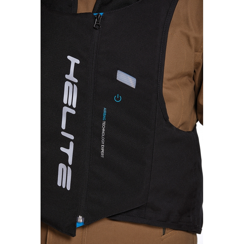 Helite Double Turtle Hivis turvapadjaga vest roheline-kollane
