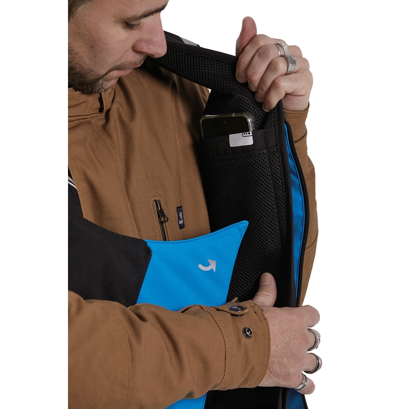 Helite Double Turtle Hivis turvapadjaga vest roheline-kollane