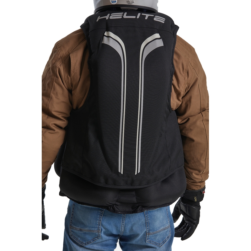 Helite Double Turtle Hivis turvapadjaga vest roheline-kollane