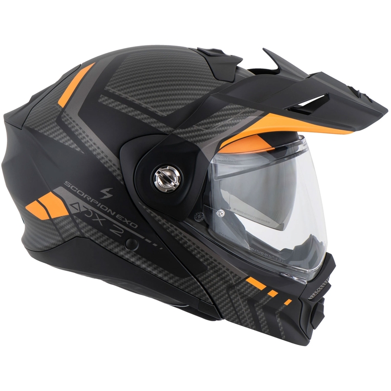 Scorpion ADX-2 LEWIS matt must-oranž mootorratta kiiver Scorpion ADX-2 LEWIS matt must-oranž