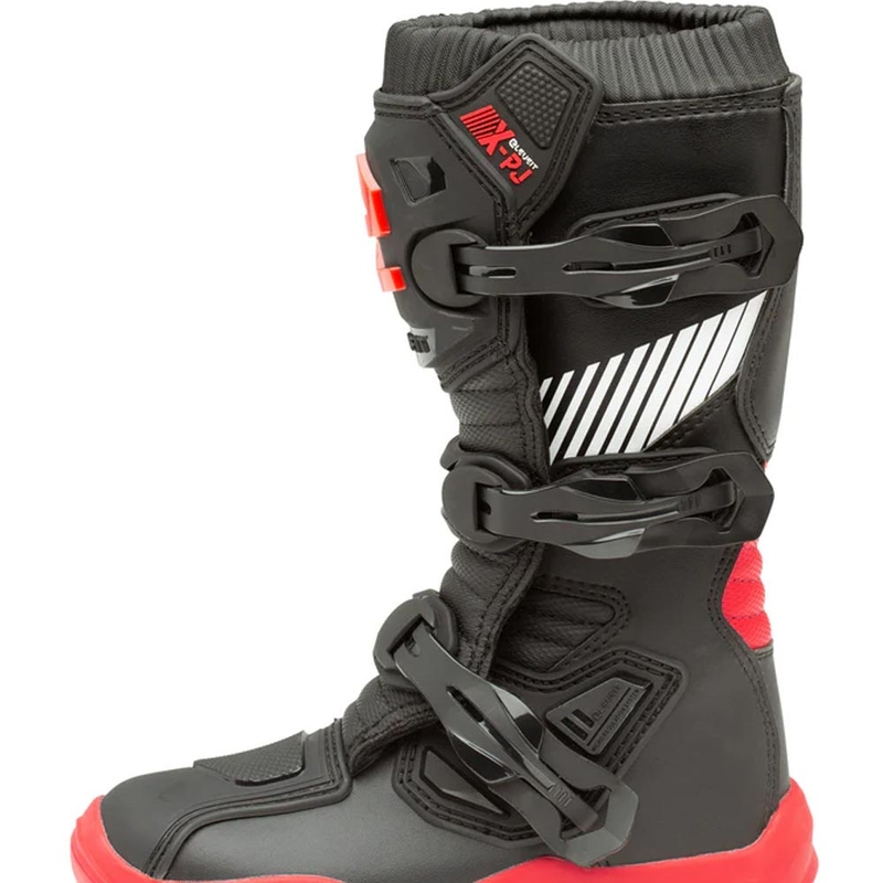 Eleveit X-Peak laste krossisaapad mustad-punased